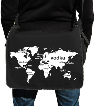 International Boozing Messenger Bag