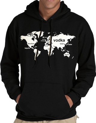International Boozing Mens Hooded Sweatshirt