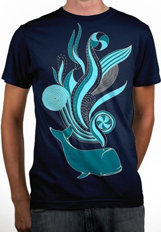 Whale Trip Mens Organic T-Shirt