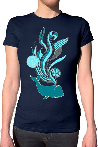 Whale Trip Ladies T-Shirt