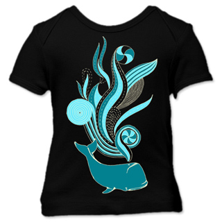 Whale Trip Infant Lap T-Shirt