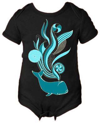 Whale Trip Infant Bodysuit