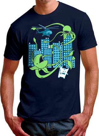 Killer Plant From Outer Space Mens T-Shirt
