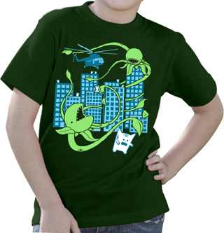 Killer Plant From Outer Space Kids T-Shirt