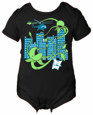 Killer Plant From Outer Space Infant Bodysuit