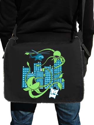Killer Plant From Outer Space Messenger Bag