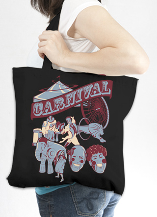 Robo Retro Carnival Tote Bag