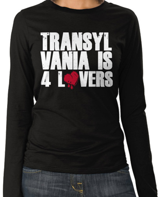 Transylvania Is For Lovers Ladies Long Sleeve T-Shirt