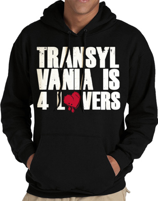 Transylvania Is For Lovers Mens Hooded Sweatshirt