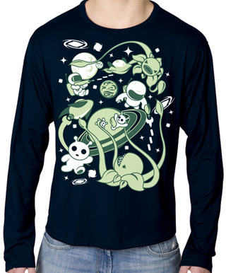 Space War Mens Long Sleeve T-Shirt