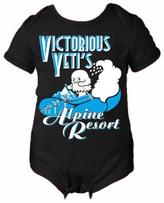 Victorious Yeti's Alpine Resort Infant Bodysuit