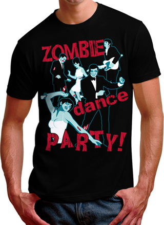 Zombie Dance Party Mens T-Shirt