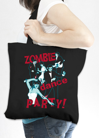 Zombie Dance Party Tote Bag
