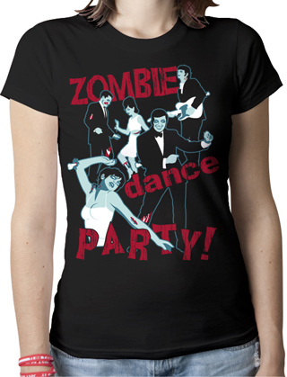 Zombie Dance Party Ladies Organic T-Shirt