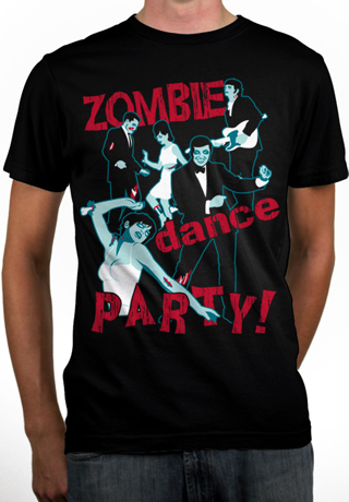 Zombie Dance Party Mens Organic T-Shirt