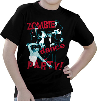 Zombie Dance Party Kids T-Shirt