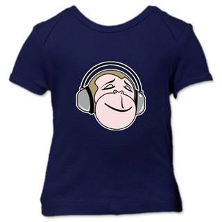 DJ Monkey Infant Lap T-Shirt