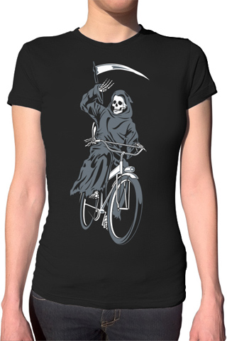Death Takes A Holiday Ladies T-Shirt