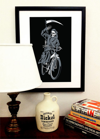 Death Takes A Holiday Art Print