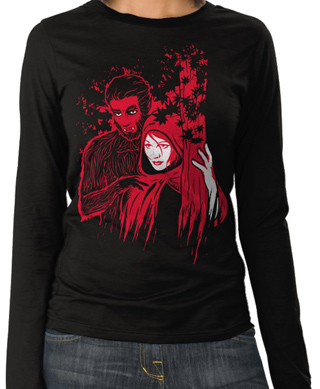 Star Crossed Lovers Ladies Long Sleeve T-Shirt