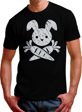 Jolly Roger Bunny Mens T-Shirt