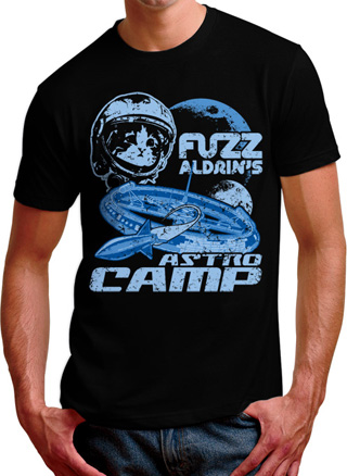 Fuzz Aldrin's Astro Camp Mens T-Shirt