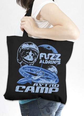 Fuzz Aldrin's Astro Camp Tote Bag