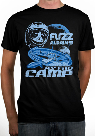 Fuzz Aldrin's Astro Camp Mens Organic T-Shirt