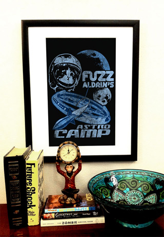 Fuzz Aldrin's Astro Camp Art Print
