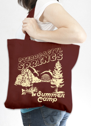 Pterodactyl Springs Summer Camp Tote Bag