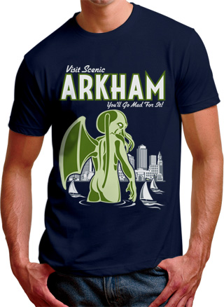 Visit Scenic Arkham Mens T-Shirt