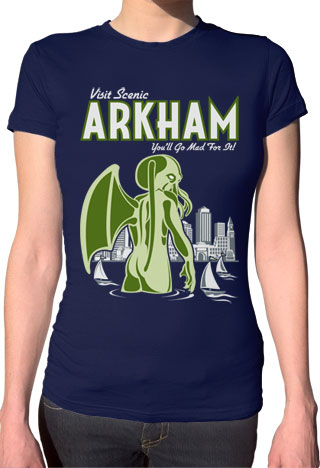 Visit Scenic Arkham Ladies T-Shirt