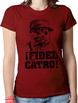 Fidel Catro Ladies Organic T-Shirt