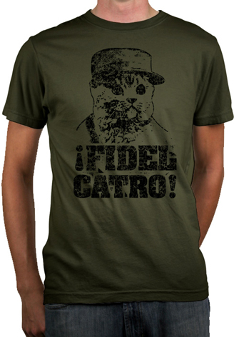 Fidel Catro Mens Organic T-Shirt