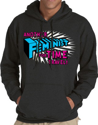 Another Feminist For Time Travel Mens Hooded Sweatshirt