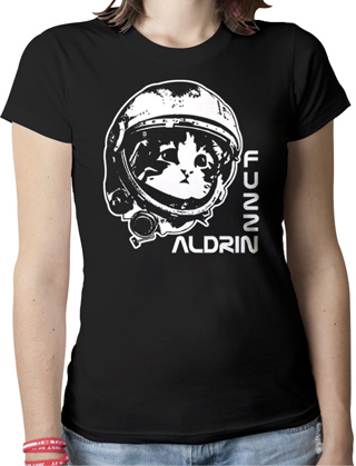 Fuzz Aldrin Ladies Organic T-Shirt