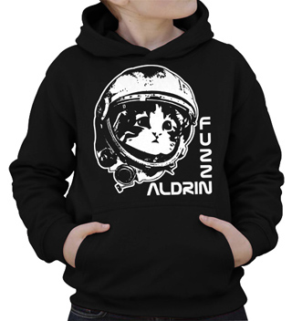Fuzz Aldrin Kids Hooded Sweatshirt