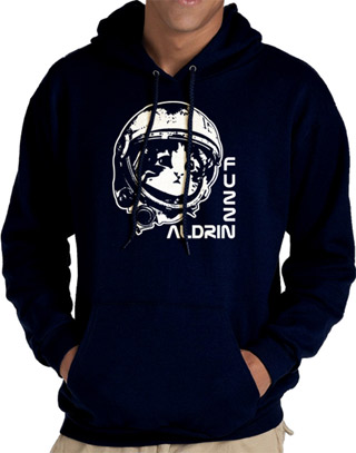 Fuzz Aldrin Unisex Hooded Sweatshirt