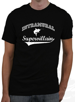 Intramural Supervillain Mens Slim Fit T-Shirt