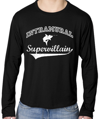 Intramural Supervillain Mens Long Sleeve T-Shirt