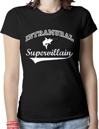 Intramural Supervillain Ladies Organic T-Shirt