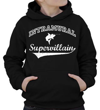 Intramural Supervillain Kids Hooded Sweatshirt
