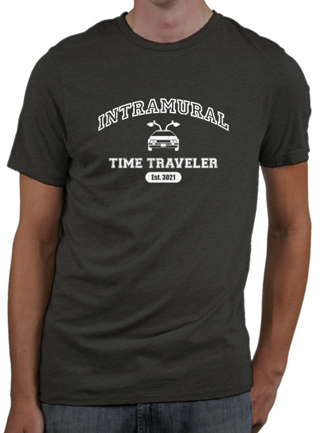 Intramural Time Traveler Mens Slim Fit T-Shirt