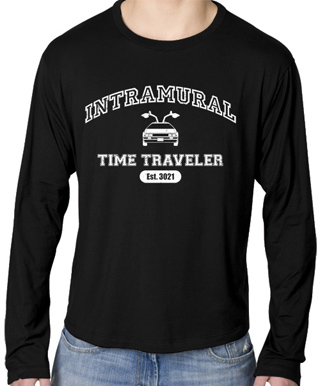 Intramural Time Traveler Mens Long Sleeve T-Shirt