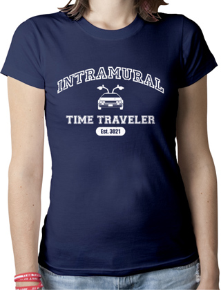 Intramural Time Traveler Ladies Organic T-Shirt