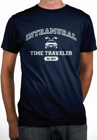 Intramural Time Traveler Mens Organic T-Shirt