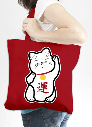 Maneki Neko Tote Bag
