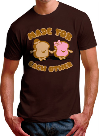 Peanut Butter & Jelly Lovers Mens T-Shirt