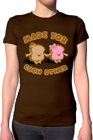 Peanut Butter & Jelly Lovers Ladies T-Shirt