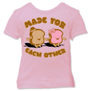 Peanut Butter & Jelly Lovers Infant Lap T-Shirt